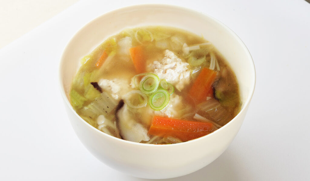 鶏だんごスープ