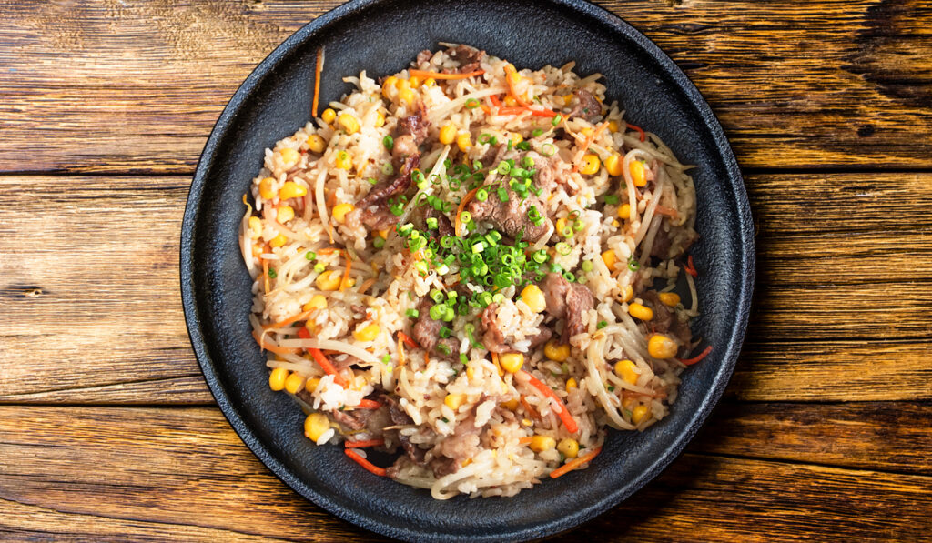 牛肉胡椒焼きめし