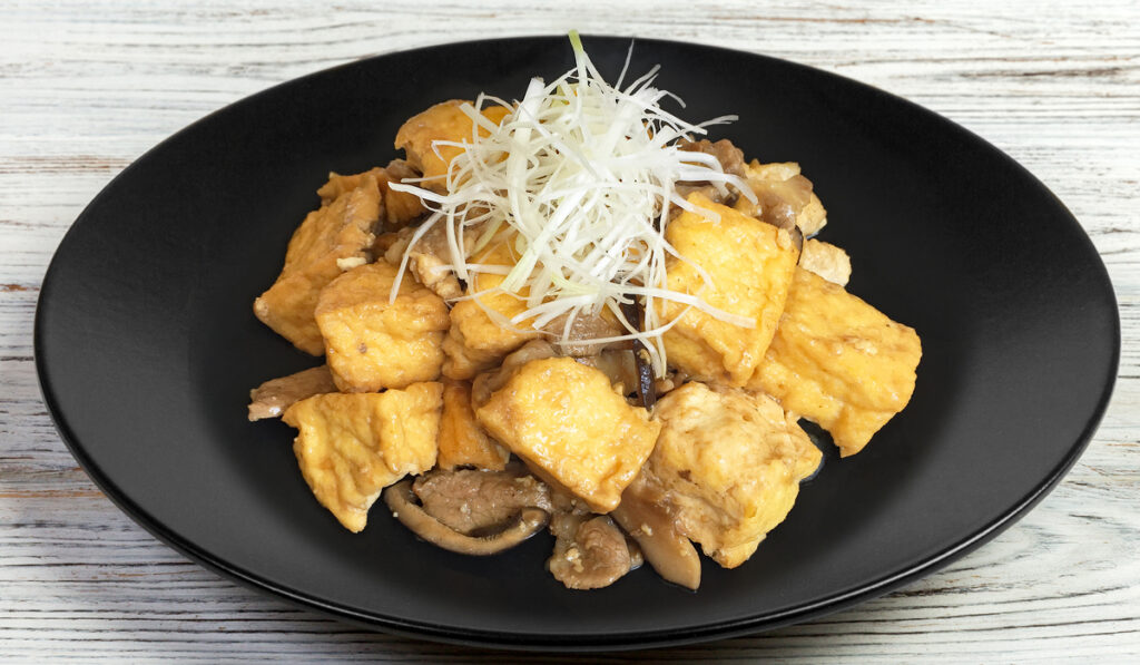 厚揚げの中華風煮