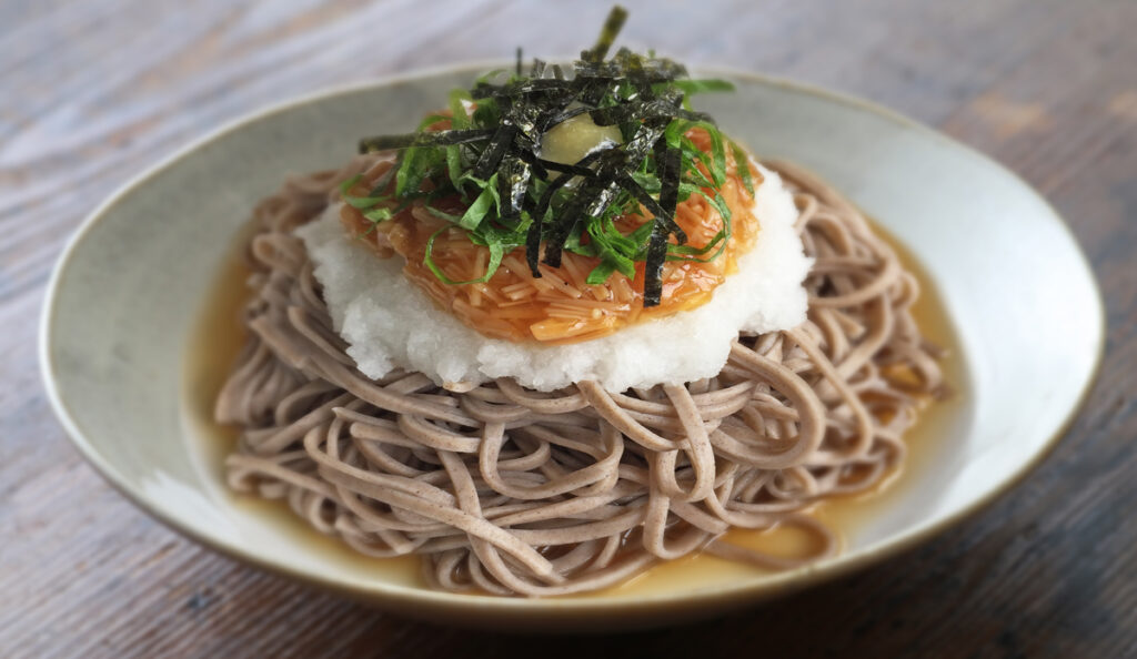なめ茸おろしそば